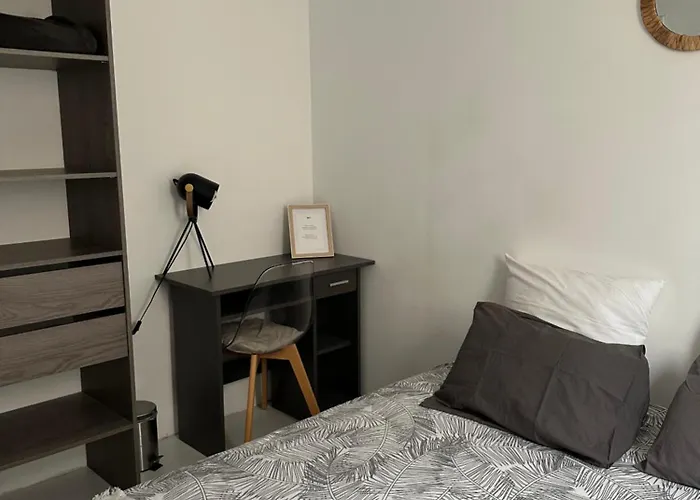 Location In Private Security With Free Parking, 1 Minute From Tramway, 9 Minutes From De Center, Accessible Transports * Nizza